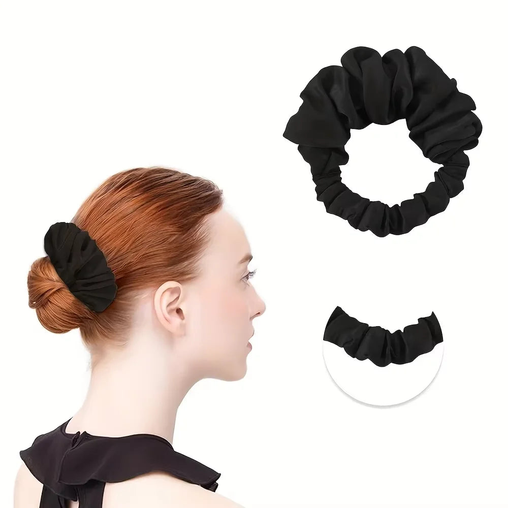 Satin Elastic Headband & Heatless Curl Tool – 8 Colors