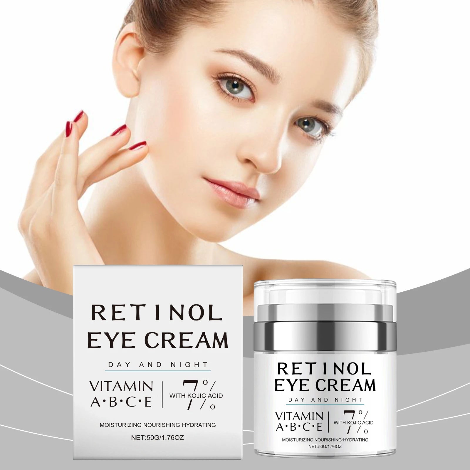 Retinol Firming Eye Cream – Dark Circles & Anti-Aging 50g Retinol Eye Cream Oasis Select