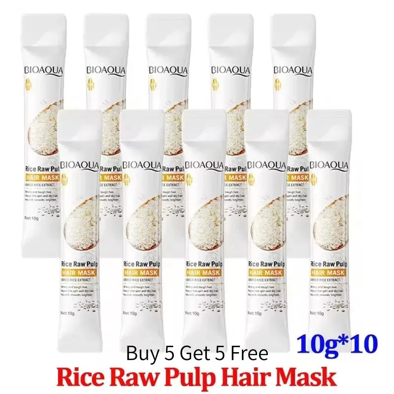 Rice Conditioner Penetrates the Hair Core, Replenishes Hair Nutrients, Repairs Damaged Cuticles, and Improves Dryness, Split Ends, Frizz, and Other Hair Damage Caused by Blow-Drying, Ironing, and Dyeing. Oasis Select Buy 5 Get 5 Free