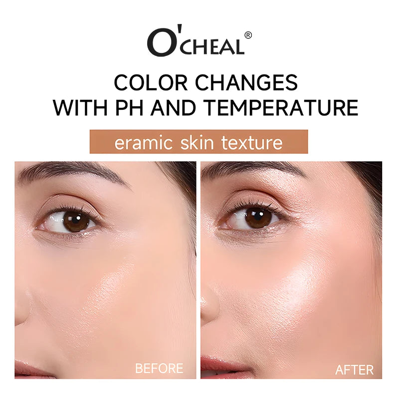 O'CHEAL Color-Changing Foundation Stick – Matte Coverage Foundation Stick Oasis Select