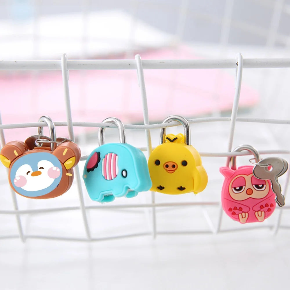 Lock-Padlock Drawer-Cabinet Backpack Suitcase Luggage Metal Mini Cute Handbag Cartoon For Traveling Outdoor Backpack Security Oasis Select