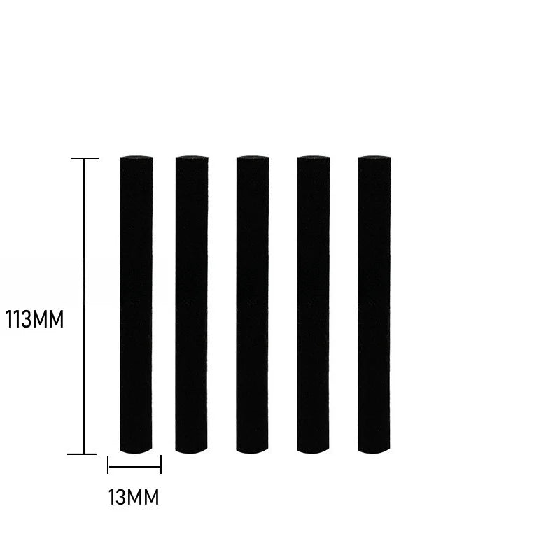 Black Fiber Sticks Reed Diffuser Replacement Stick DIY Home Decor Extra Thick Rattan Reed Oil Diffuser Refill Sticks Oasis Select 1.3x11.3cm-set