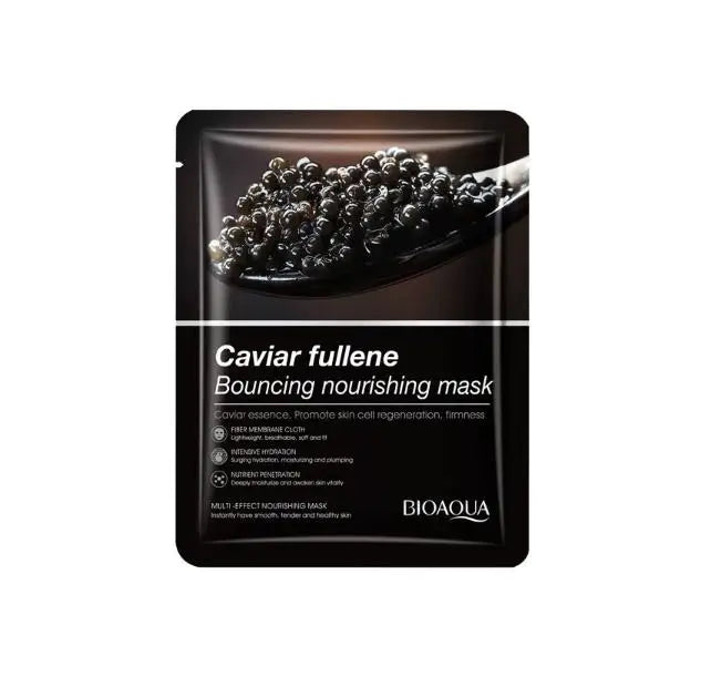 BIOAQUA Caviar Grape White Truffle Face Mask – Anti-Wrinkle Hydrating Face Mask Oasis Select C 5pcs