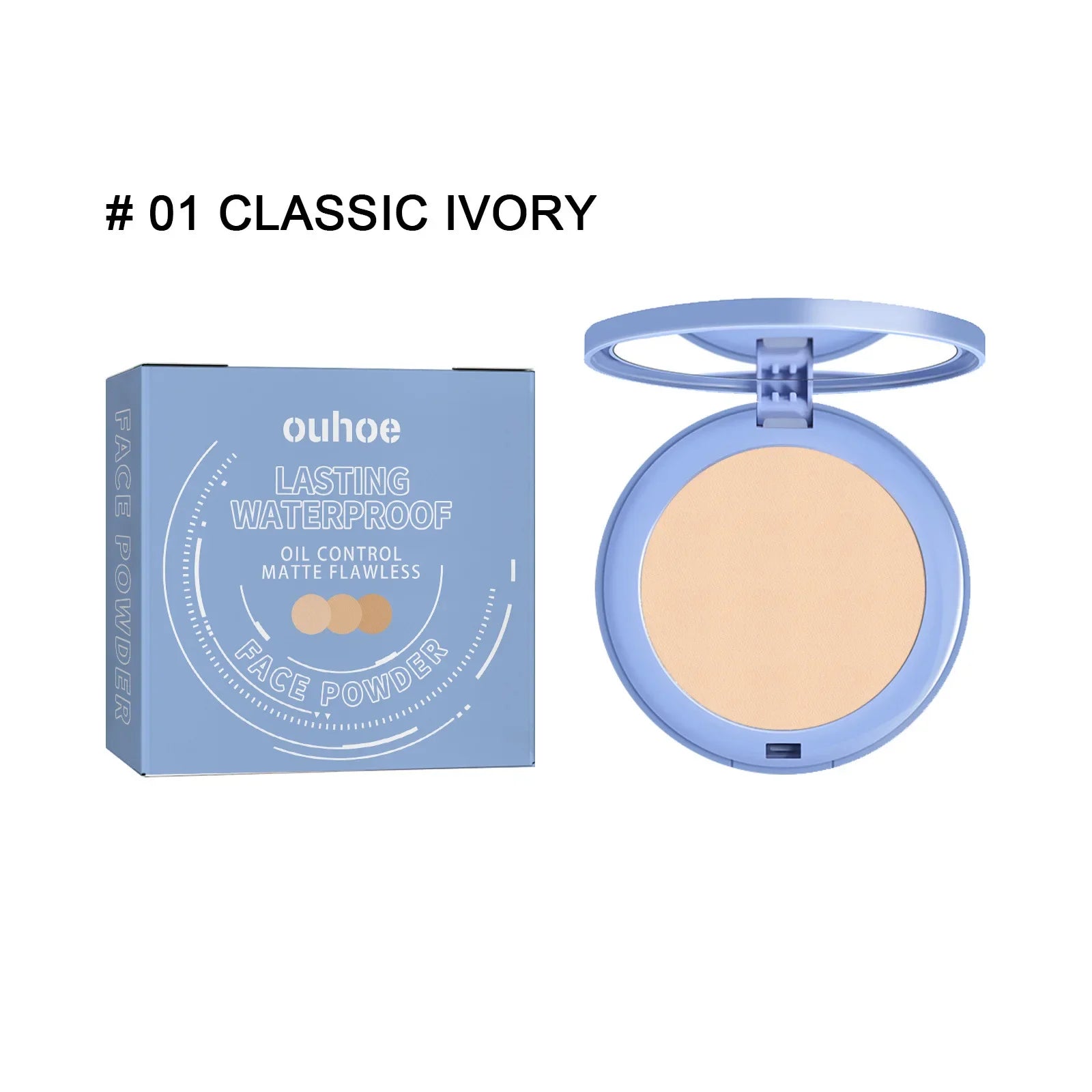 Matte Setting Pressed Powder – Oil Control, Full Coverage, All Skin Face Setting Powder Oasis Select classic ivory