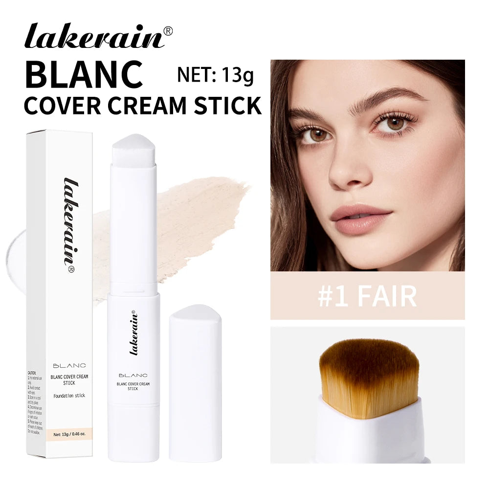 Lakerain Color-Changing Foundation Stick – Full Coverage Matte