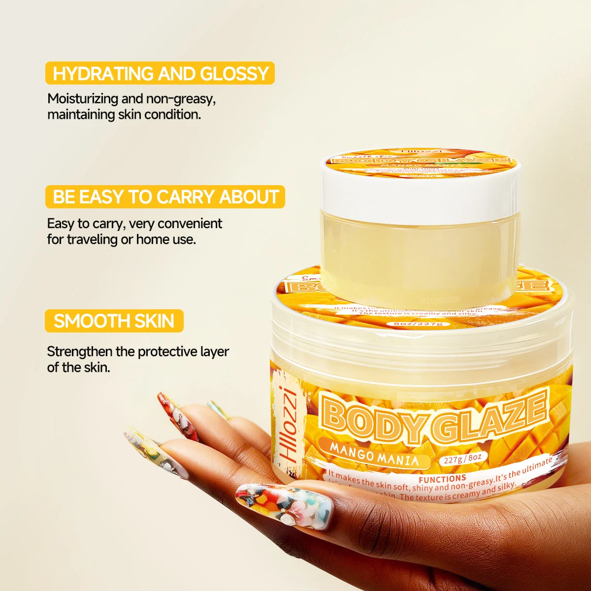 8oz 2oz Body Glaze Pistachio Moisturizes, Protects, and Repairs Skin make the skin appear lighter, brighter, or more radiant Oasis Select