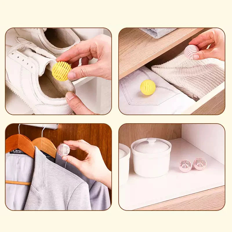 Deodorizer Freshener Balls Long-lasting Aromatic, Mildew And Insect Proof For Wardrobe, Shoe Cabinet, Bathroom, Gym Bag And Car Oasis Select