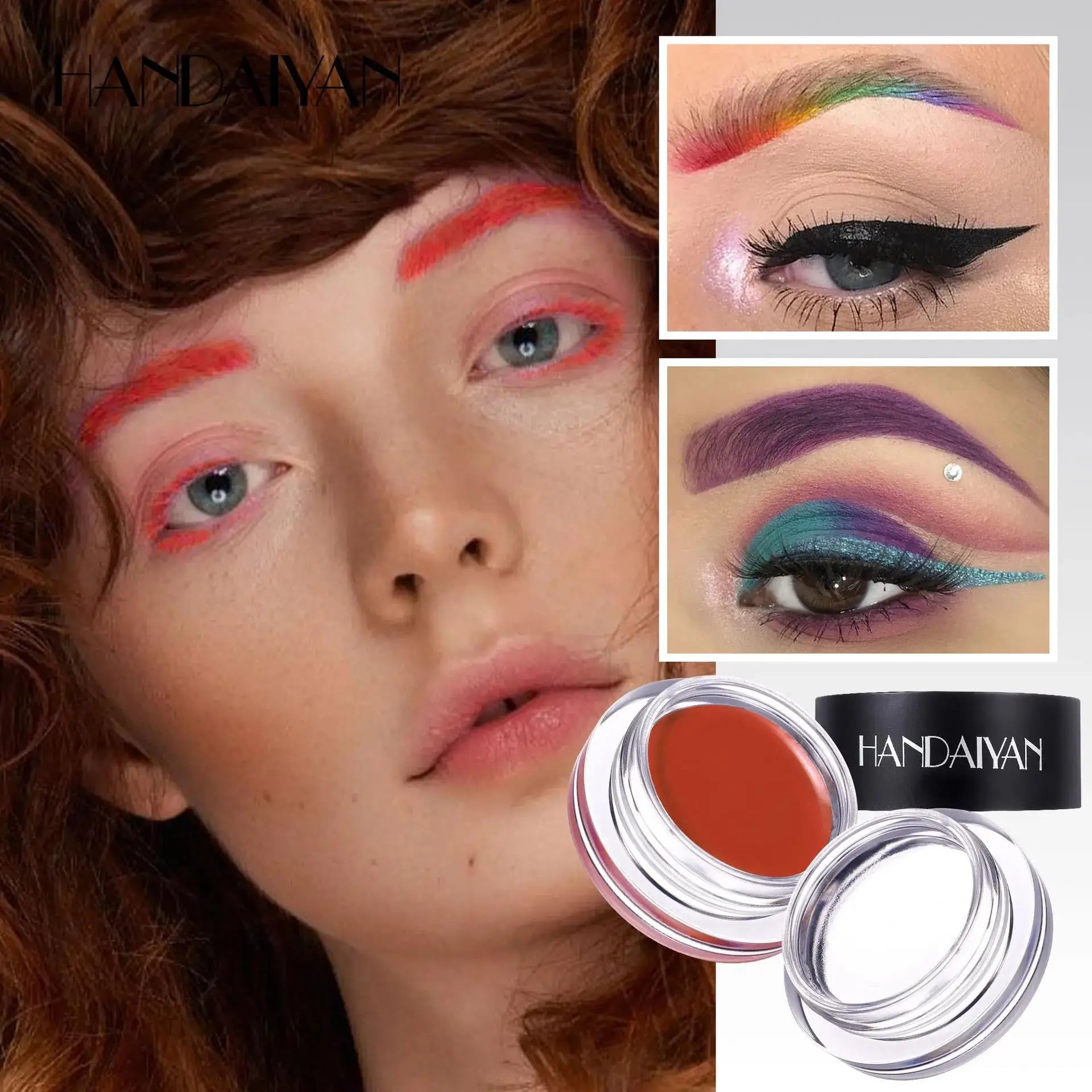 Handaiyan 2-in-1 Waterproof Eyebrow Wax & Tint Pomade | 3D Brows