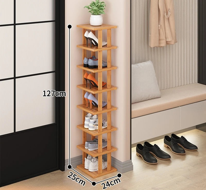 Home economy door multi-layer shoe storage artifact saves space, rental house shoe cabinet, shoe rack Oasis Select 8 layers 25