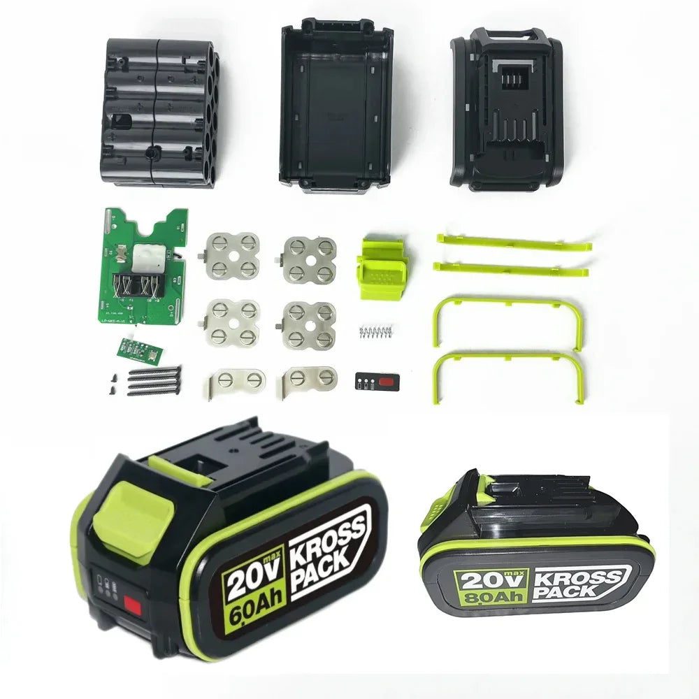 For WORX WA3520 6000mAh/8000mAh Li-ion Battery For dewalt tools for WORX 5pin WA3525 20V Cordless Power Tool Model Battery Oasis Select