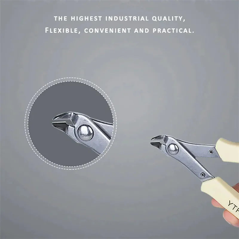 JUSTINLAU Cutting Pliers Diagonal Pliers Nipper Side Snip Cable Wire Cutter Clamp 5" Mini Electronic Hand Tool Cutters Oasis Select