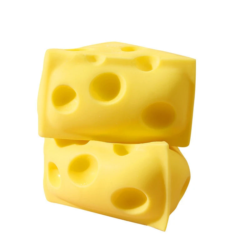 Soft Triangular Square Cheese Squeeze Toy Slow Rebound Thrust Relief Sensory Toy Soft Butter Cheese Fidget Toy Christmas Gift Oasis Select