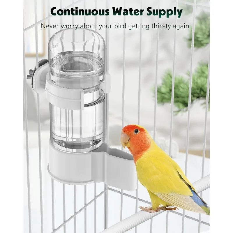 2 pieces of bird water dispenser, automatic water feeder, plastic cage-type water dispenser (not suitable for food feeding) Oasis Select