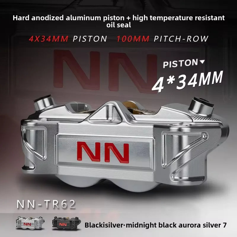 NN new FCC 100 complete set of large radiation calipers motorcycle modification accessories Oasis Select Silver