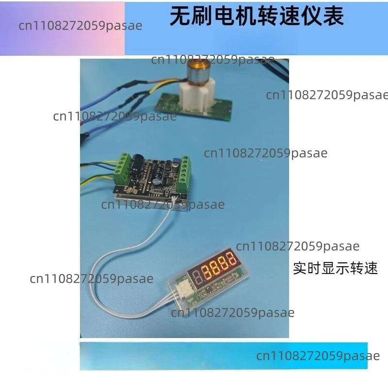 Speed Measuring Instrument, DC Brushless Drive Speed Frequency Digital Display Meter, Frequency Meter Oasis Select