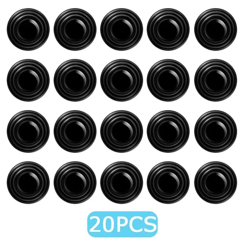 10/30/50pcs Car Door Anti-Shock Pad Door Shock Absorbing Gasket Trunk Sound Insulation Pad Shockproof Thickening Cushion Sticker Oasis Select 20pcs without logo