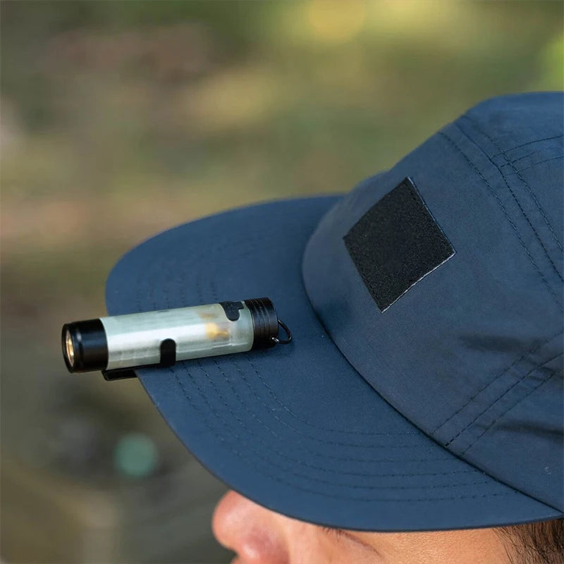 Hat Clip Light Flashlights For Outdoor Night Sport, Hands Release Pocket Caps Lamp, Rechargeable Clip On Light Oasis Select