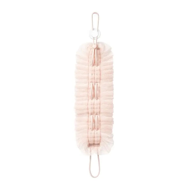 Dual Rubbing Tools Purpose Body Cleansing Accessory Stretchable Bath Scrub Strip Skin Exfoliating Washer Comfortable Back Oasis Select D