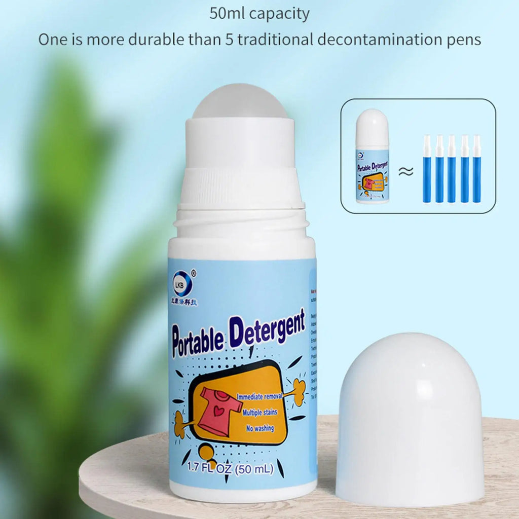 Clothes Stain Removal Rolling Ball Portable Stain Cleaning Detergent Decontamination Pen Powerful Dust Cleaner Remover Oasis Select