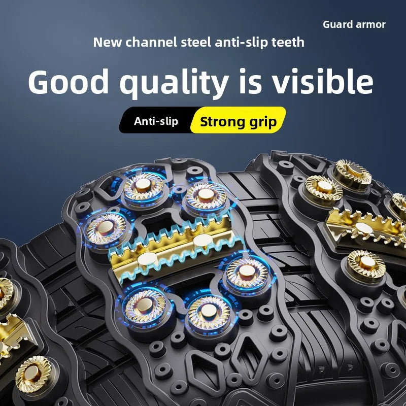 Car tire anti-skid chain, small car off-road vehicle SUV universal type TPU thick winter snow chain Oasis Select