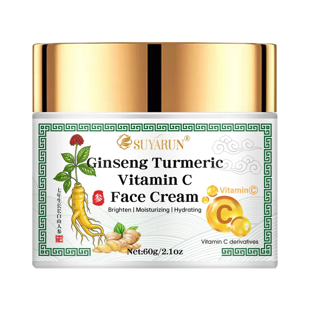 SUYARUN Ginseng & Turmeric Face Cream – Brightening Moisturizer Face Moisturizer Cream Oasis Select 60g
