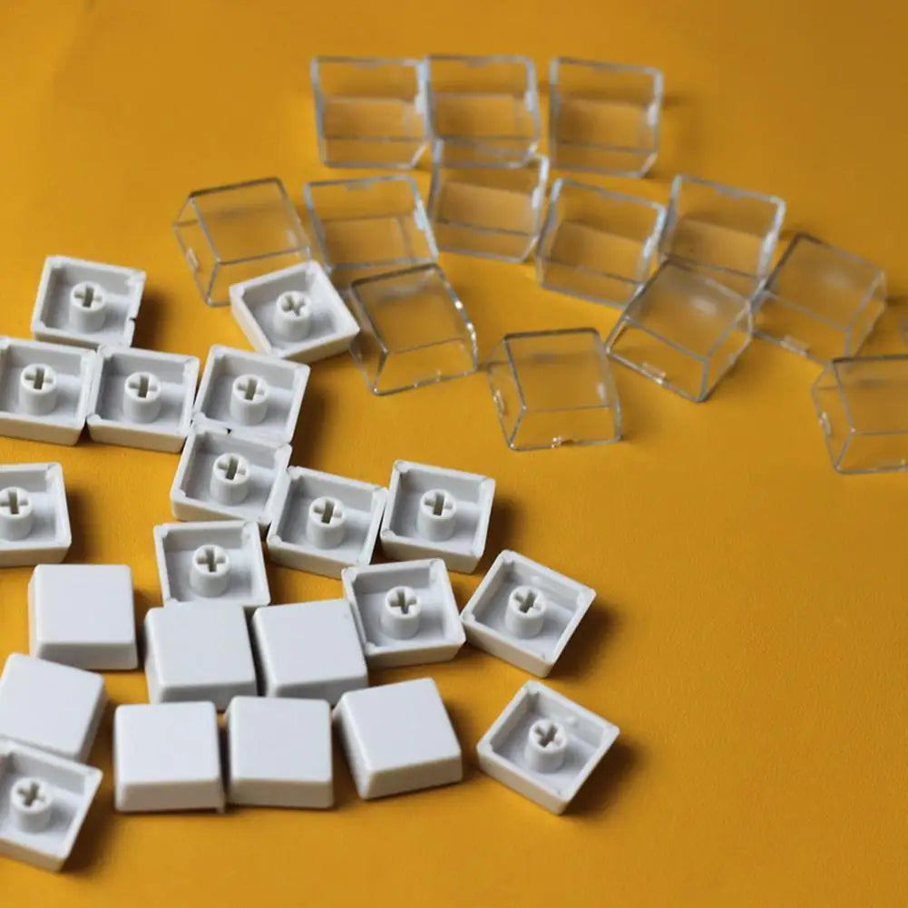 10-Pack Transparent Relegendable Keycaps for MX Switches