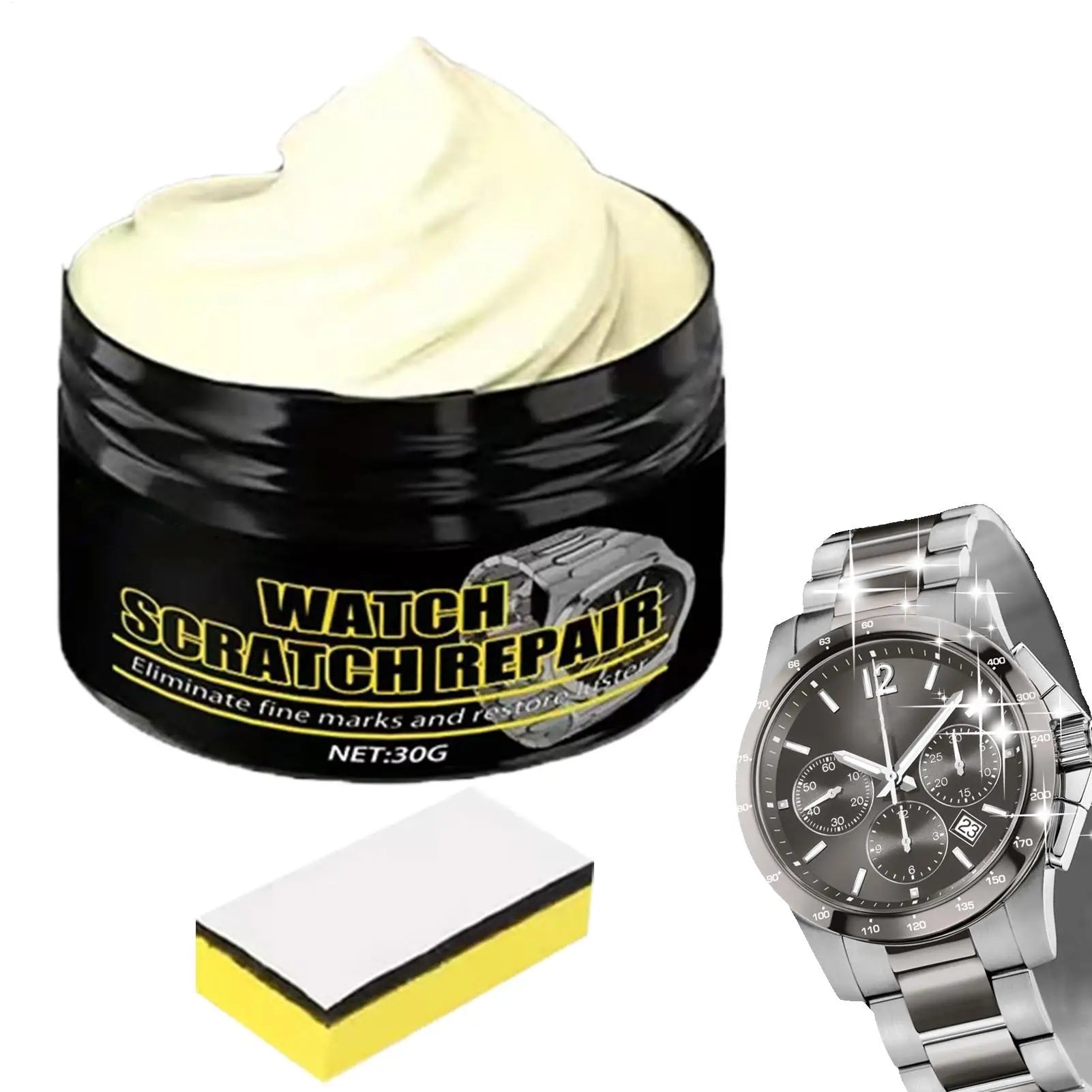 Watch Polishing Paste For Strap Screen Scratch Removal Metal Frame Renewal Shine Polishing Paste Scratch Repair Cream 30g Oasis Select