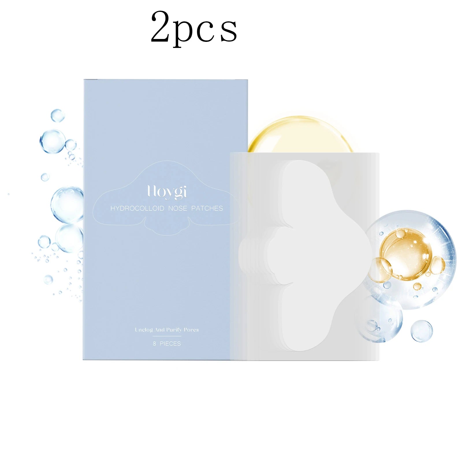 Hoygi Salicylic Acid Nose Patch – Blackhead & Pore Refiner 8pc