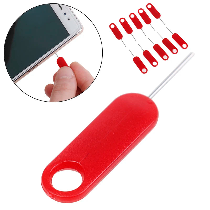 10pcs Universal Sim Card Tray Pin Ejecting Removal Needle Opener Ejector For General Mobile Phone Oasis Select
