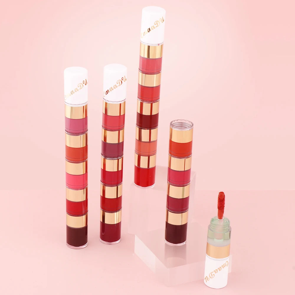 Lip Stain Non-Sticky Long-lasting Lock Color Matte Lip Gloss Lipstick Waterproof Y2K Fancy Fashion Birthday Christmas Present Oasis Select