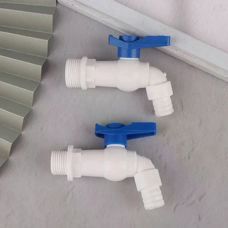 1PCPlastic Male Thread Water Faucet Tank Tap Adapter 1/2 3/4 Inch Drainage Aquarium Valve Replacement Tap for Garden Accessories Oasis Select