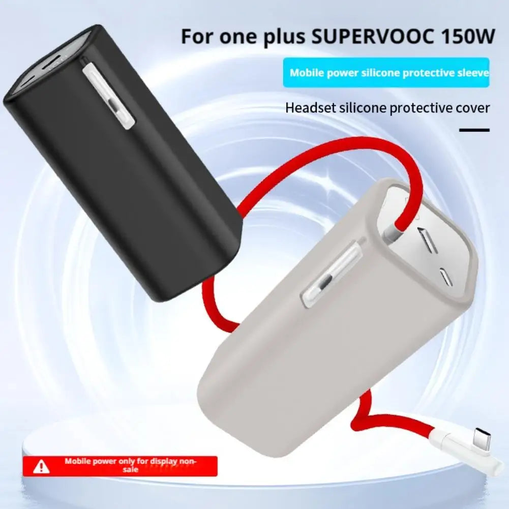 Silicone Case for OnePlus Supervooc 150W Power Bank Storage Travel Protective Cover for OnePlus Supervooc 150W Power Bank Oasis Select