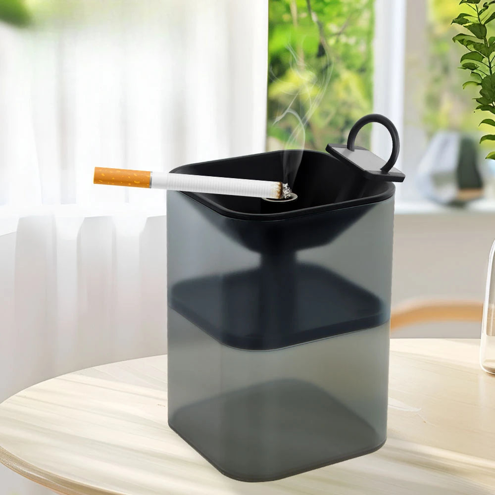 Ashtray Creative Trend Living Room Household Dustproof Ashtray Office Personality Hourglass Windproof Ashtray Oasis Select