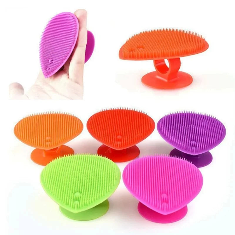 1/2pcs Shampoo Brush for Baby Infant Bathing Soft Silicone Boys Kids Shower Brush Head Hair Washing Massage Brushes Wipe Comb Oasis Select