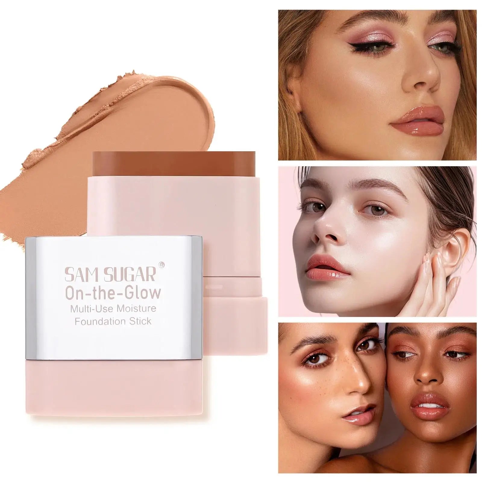 SAM SUGAR Foundation Stick – Waterproof, Oil Control & Concealer