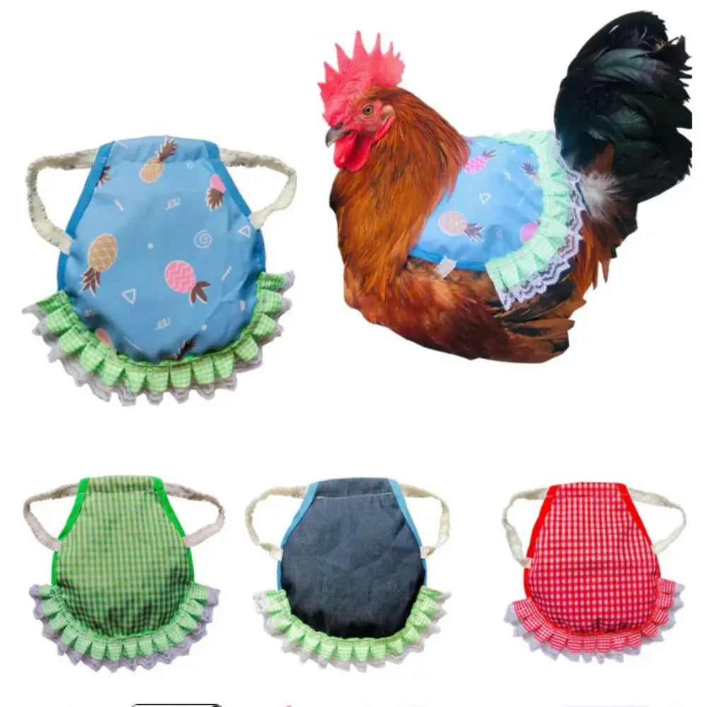 Adjustable Chicken Saddle Apron – Soft Hen Feather Protector Chicken Saddle Apron Oasis Select