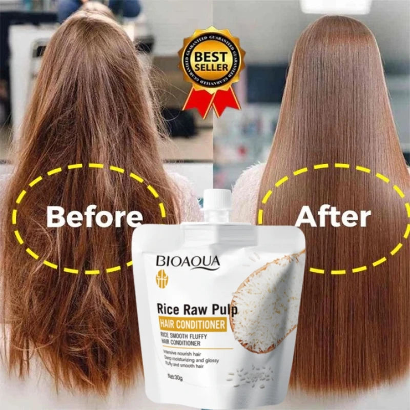 Rice & Keratin Hair Mask – Smooth, Soft & Frizz-Free Hair