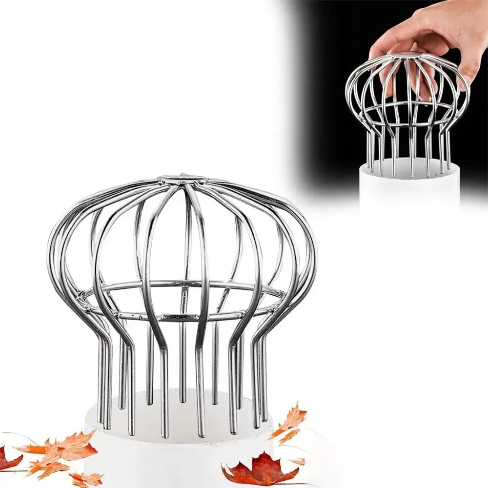 304 Stainless Steel Gutter Balloon Guard Filter Anti-leaf Fall Easy Installation Downpipe Filter Anti-blocking Oasis Select