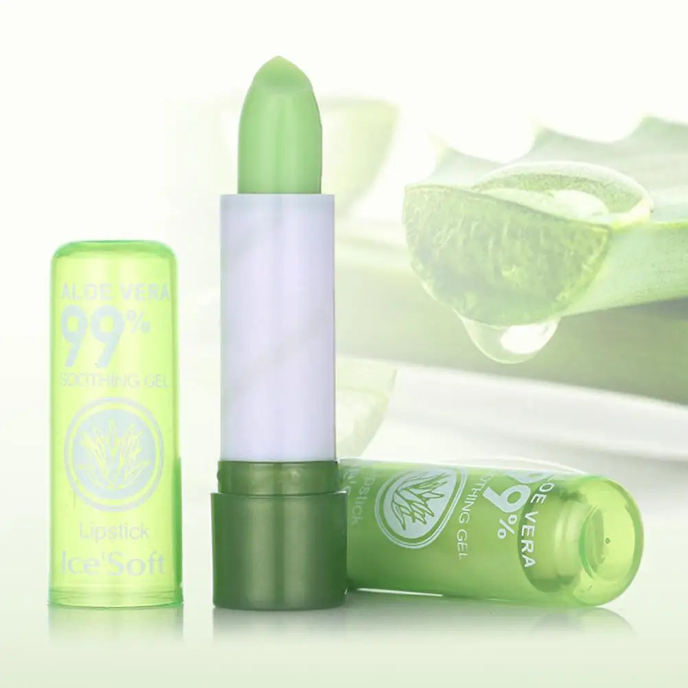 Aloe Vera Color-Changing Lip Balm – Moisturizing & Nourishing