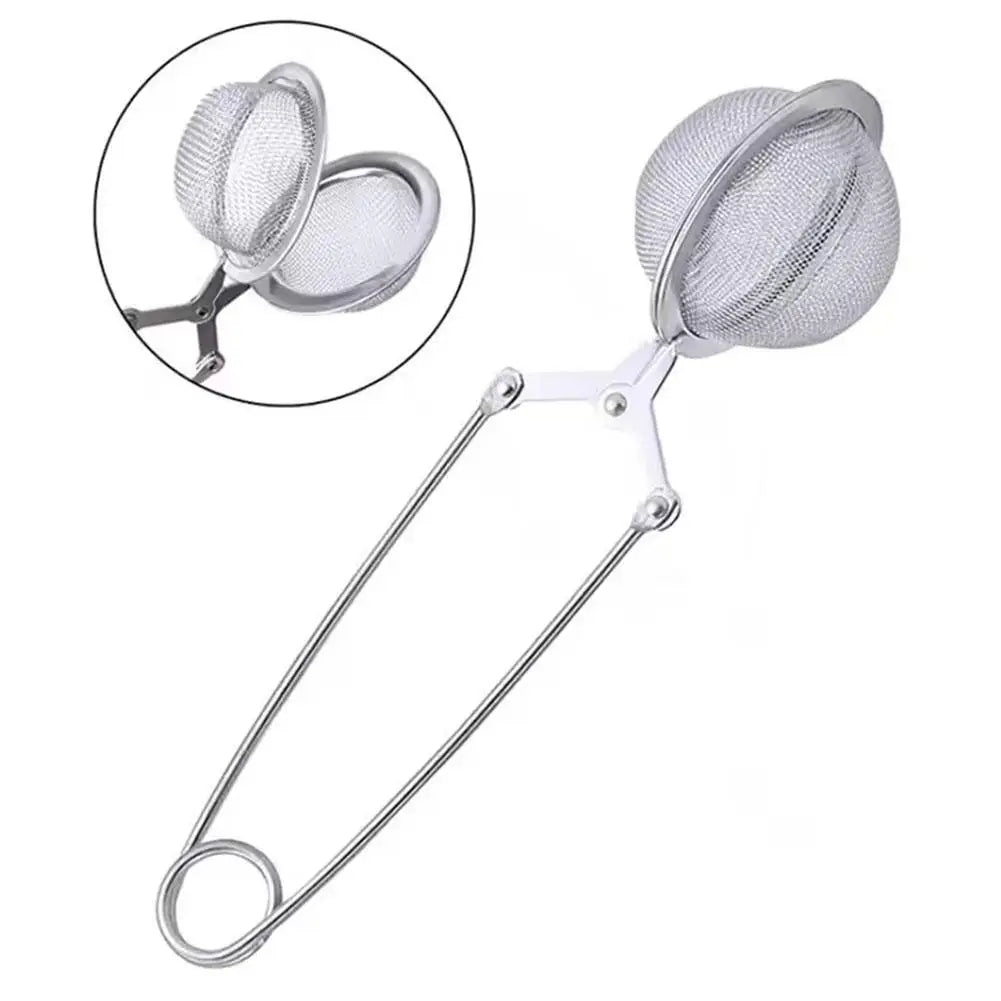 Stainless Steel Spoon Tea Ball Infuser Filter Squeeze Leaves Herb Mesh Strainer Tea Infuser In Mesh Tea Ball Filter Teaware Oasis Select