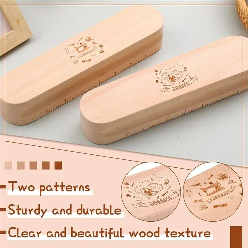 LIKE WISH Tailors Clapper Wooden Clappertailors Scissors For Quilting And Ironing Quilting Supplies Wrinkle-Resistant Sewing Too Oasis Select
