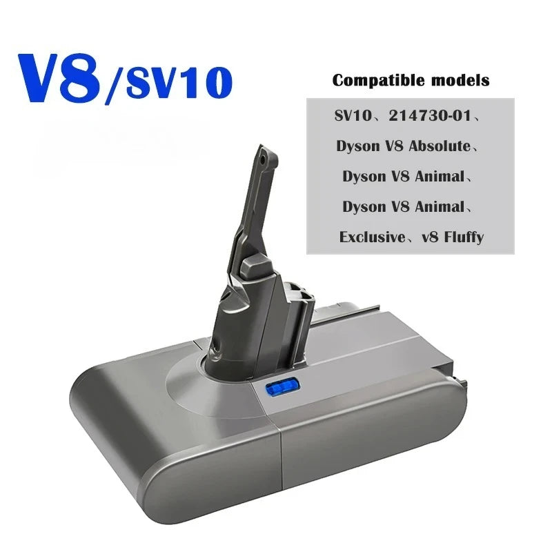 16800mAh 28000mAh For dyson V6 V7 V8 V10 Battery Replacement,SV10 SV11 SV12 SV09 Vacuum Cleaner Battery Power Tool Battery Oasis Select V8 16800mAh