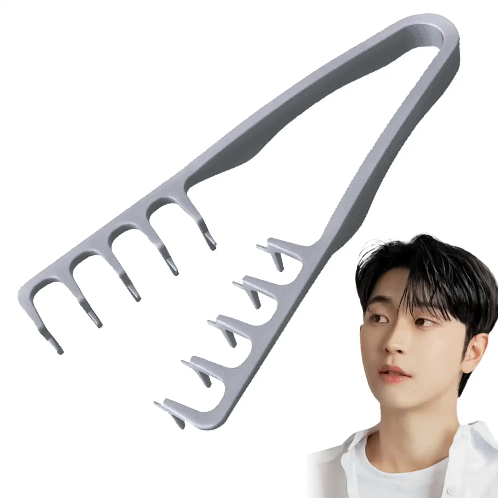 Wide Tooth Detangling Comb Textured Styling Comb Styling Volumizing Tool for Volume and Grooming Accessory Seam Covering Bangs Oasis Select
