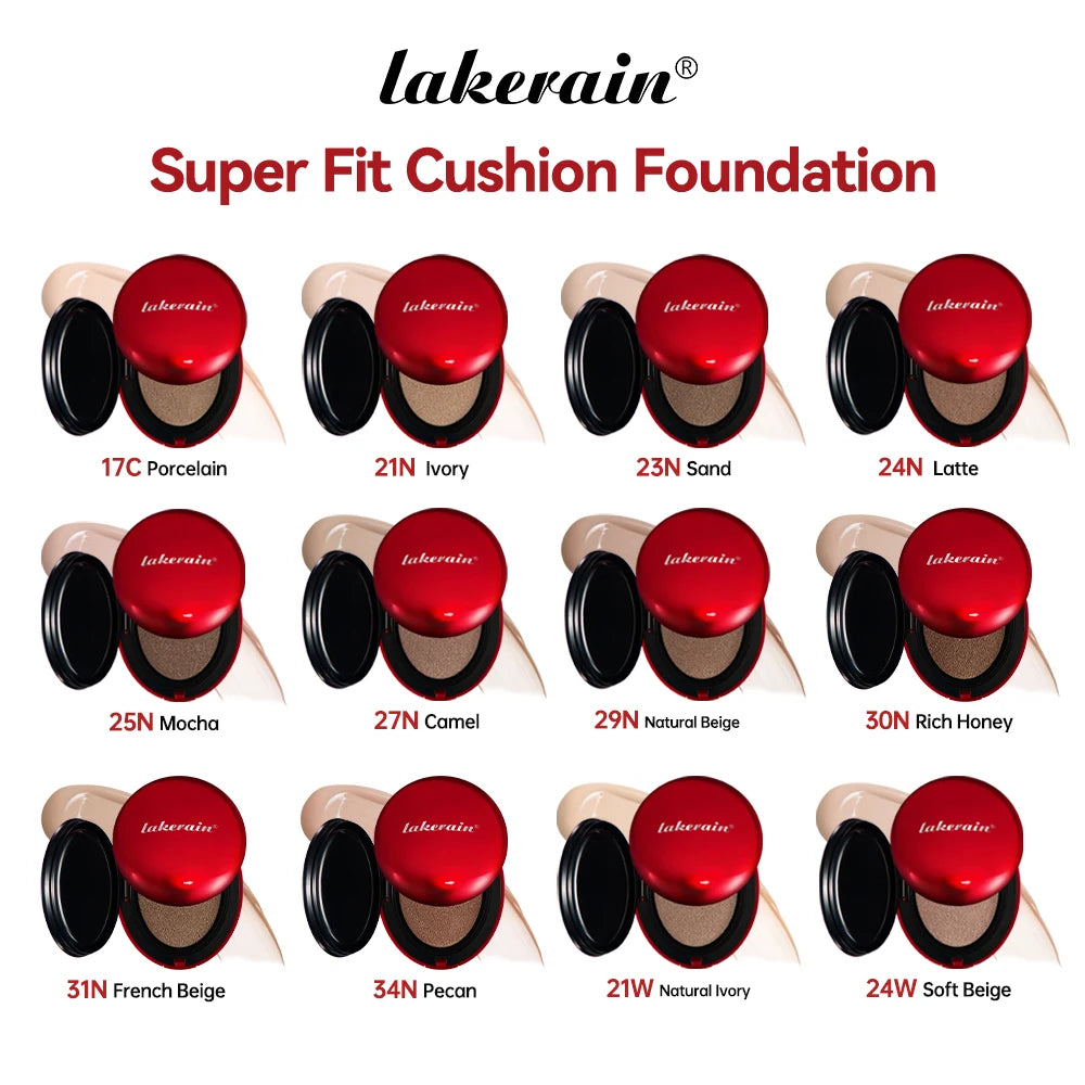Korean Cushion Foundation – Full Coverage, Waterproof & SPF