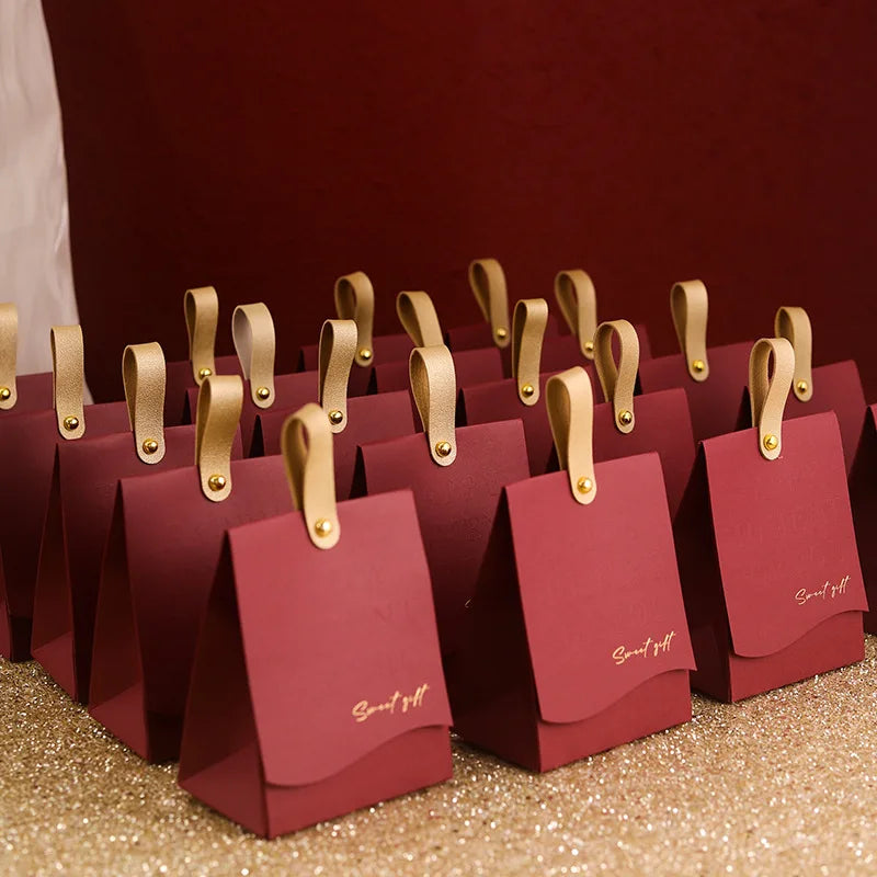 1Pcs Creative Wedding Accompaniment Wedding Candy Handheld Gift Boxes for Party Wedding Oasis Select