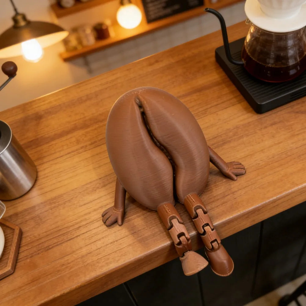 Coffee Bean Decorative Companion Piece Perfect for Coffee Enthusiasts, Barista Desk Ornament and Home Coffee Table Decoration Oasis Select