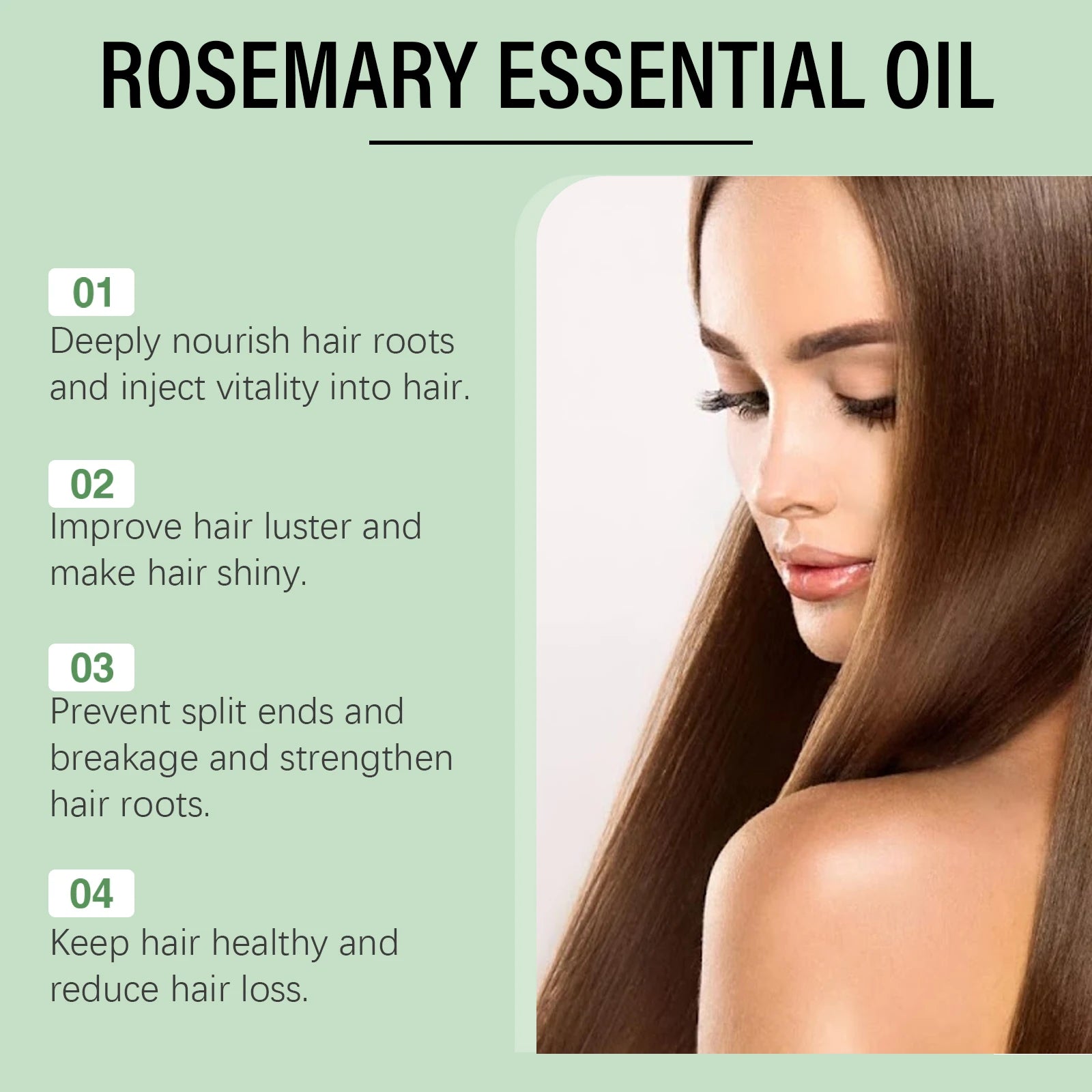 HOEGOA Rosemary Hair Oil – Nourish, Hydrate & Smooth Hair Care Oil Oasis Select
