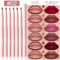 6-Piece Waterproof Lip Liner Pen Set – Long-Lasting Color