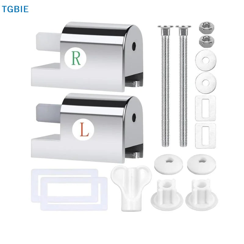 [TL]【TL】1Set Toilet Soft Close Hinges Seat Hinge Replacement Toilet Lid Hinges Hardware Fixing Connector Parts Oasis Select