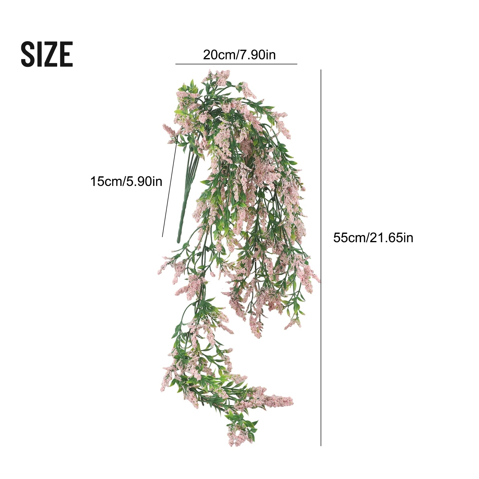 70cm Artificial Lavender Hanging Vines – 2 Pack | Home & Garden Artificial Hanging Vine Oasis Select